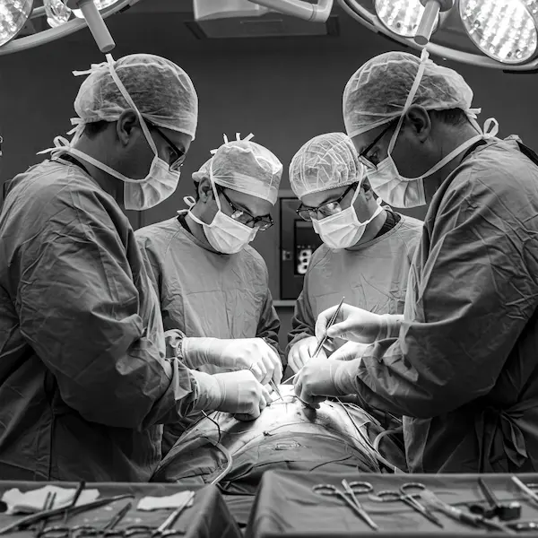 imagen del primer transplante de corazón