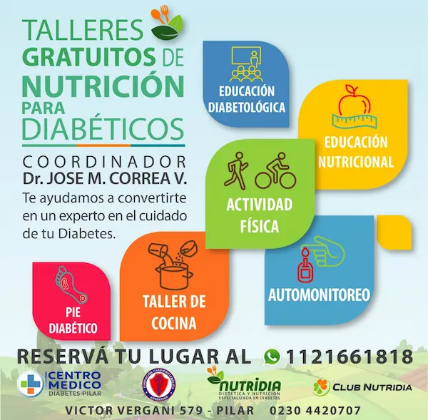 banner de talleres gratuitos de diabetes