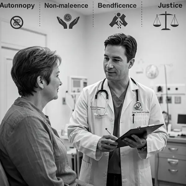 medico atendiendo a paciente